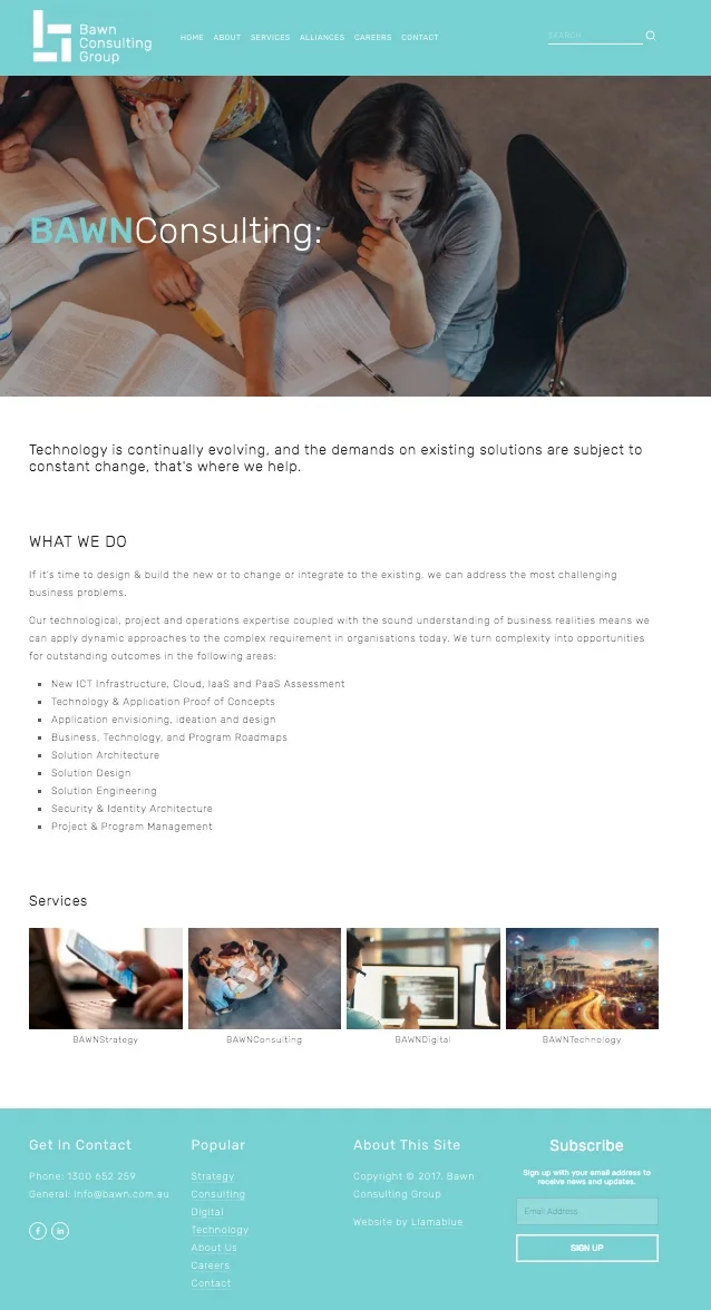 Visit Bawn Consulting Group
