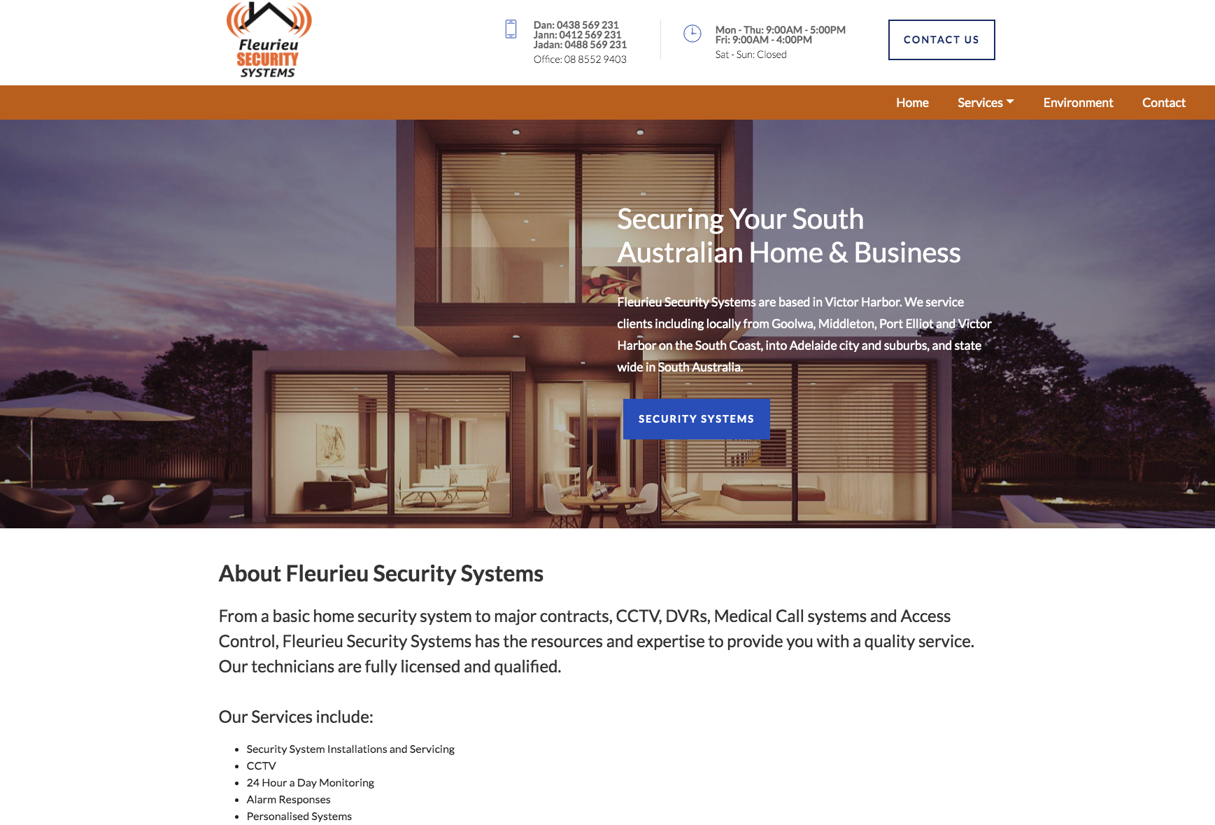 VISIT FLEURIEU SECURITY SYSTEMS
