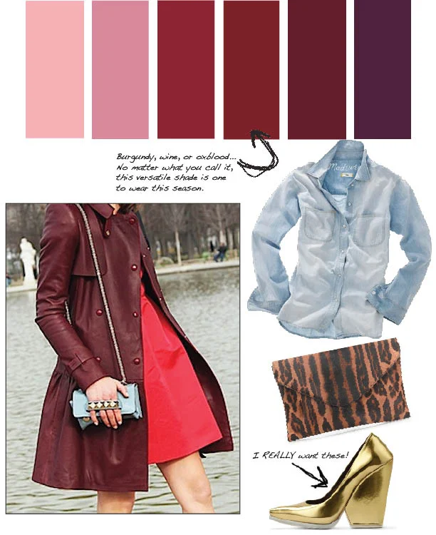Burgundy – How to Wear