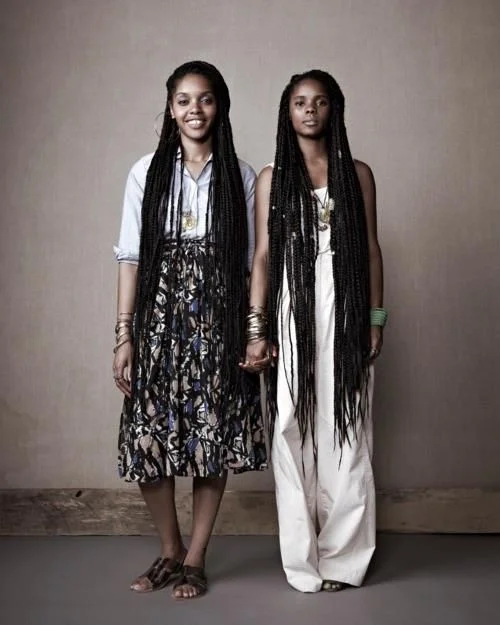 Darlene & Lizzy Okpo. William Okpo .
