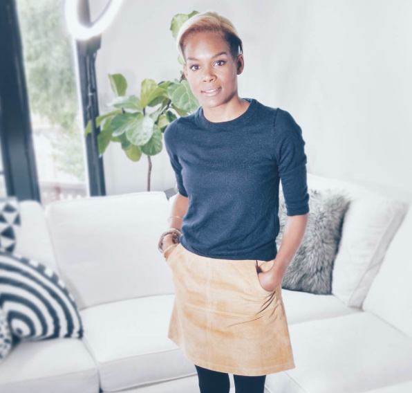 J. Crew sweater | Ever New skirt