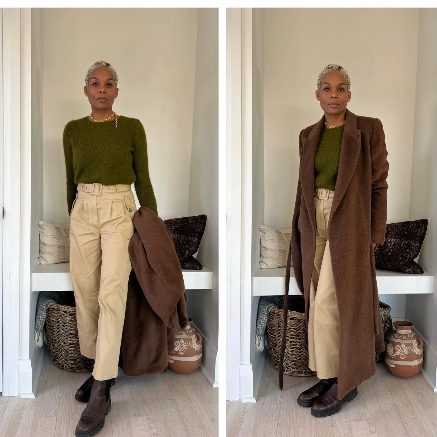 Let&rsquo;s just say that I could go somewhere&hellip;.
Coat or no coat?

#pickone #pickofday #winterstyles #winterstylefile #winterstylefashion #layerup #momswithstyle #buylesschoosewell #buylessbuybetter #buylessbutbetter #simplechic #easystyle #ea