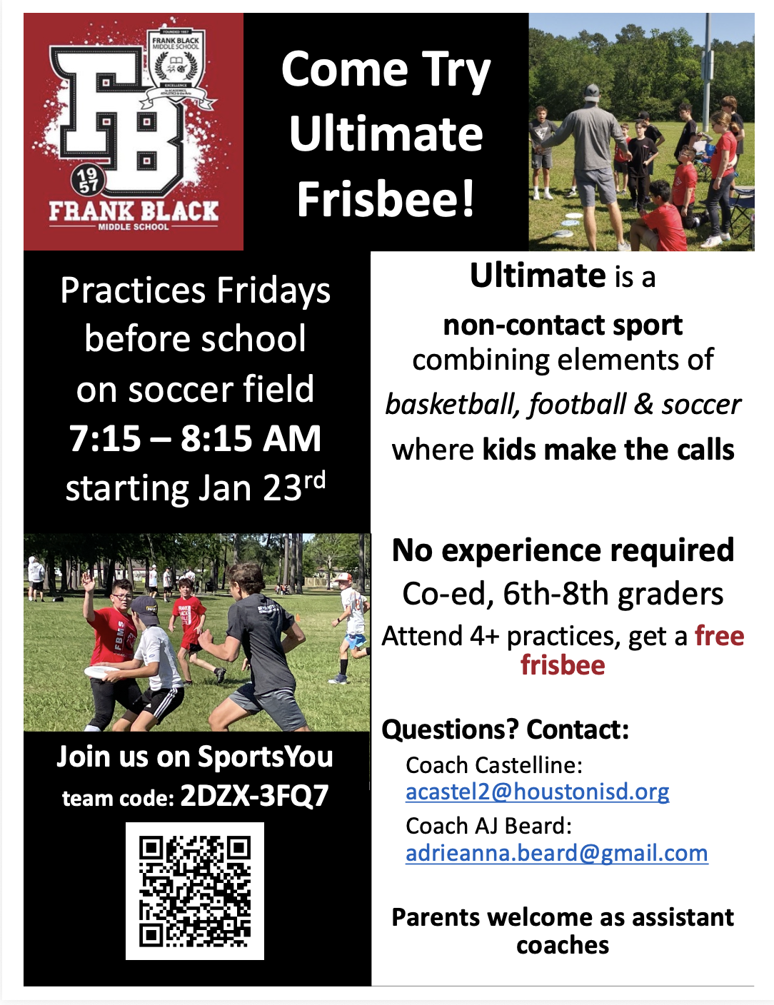 Ultimate Frisbee Practice