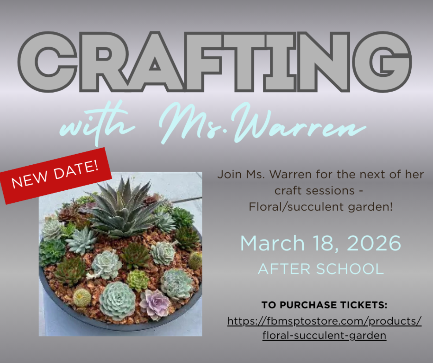 Crafting with Ms. Warren 