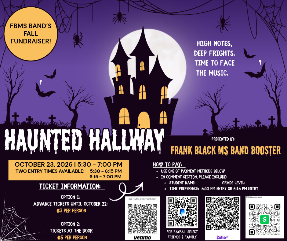 FBMS Band Haunted Hallway