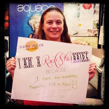 Contestant #4 - "I am a Rock Star bride because I have an awesome family, old and new." Marcus Edwards Photography
