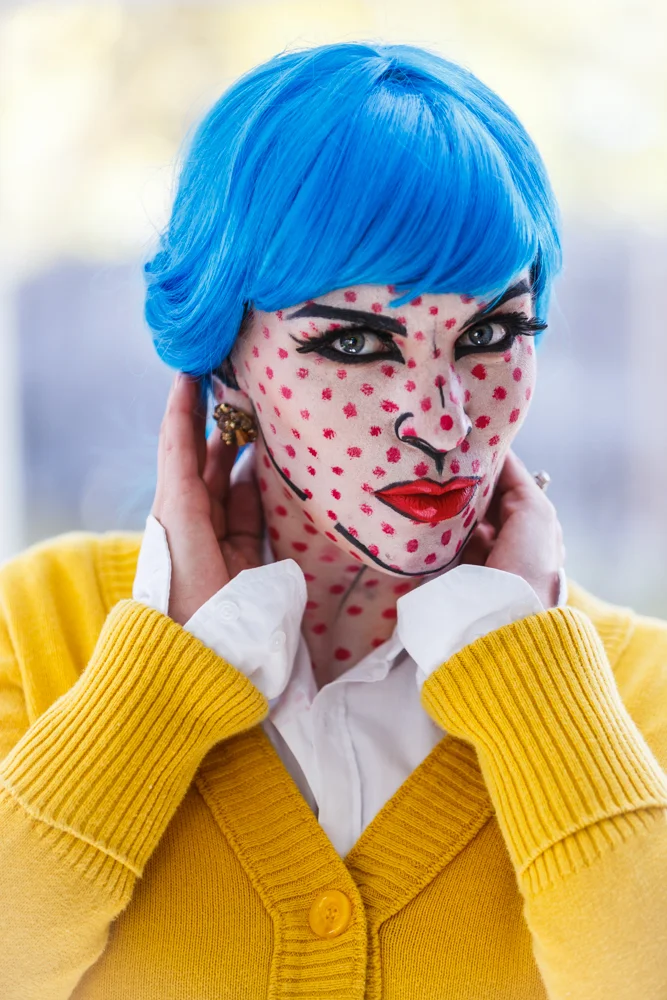 And here's the finished look! It sure was fun! Photo courtesy of Marcus Edwards Photography .