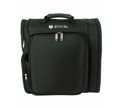 ZUCA ARTIST BACKPACK Again, if you like pockets, you'll love this bag! I use this for my wardrobe supplies and for my airbrush system. I always bring this on set. I keep an extra pouch in here so when we move locations, I can just pack up what I need (hair, makeup, and wardrobe) and just slap this on my back instead of lugging around everything or worse, not being prepared. Best thing for traveling, It attaches to the handle of the Zuca Pro Artist Bag.