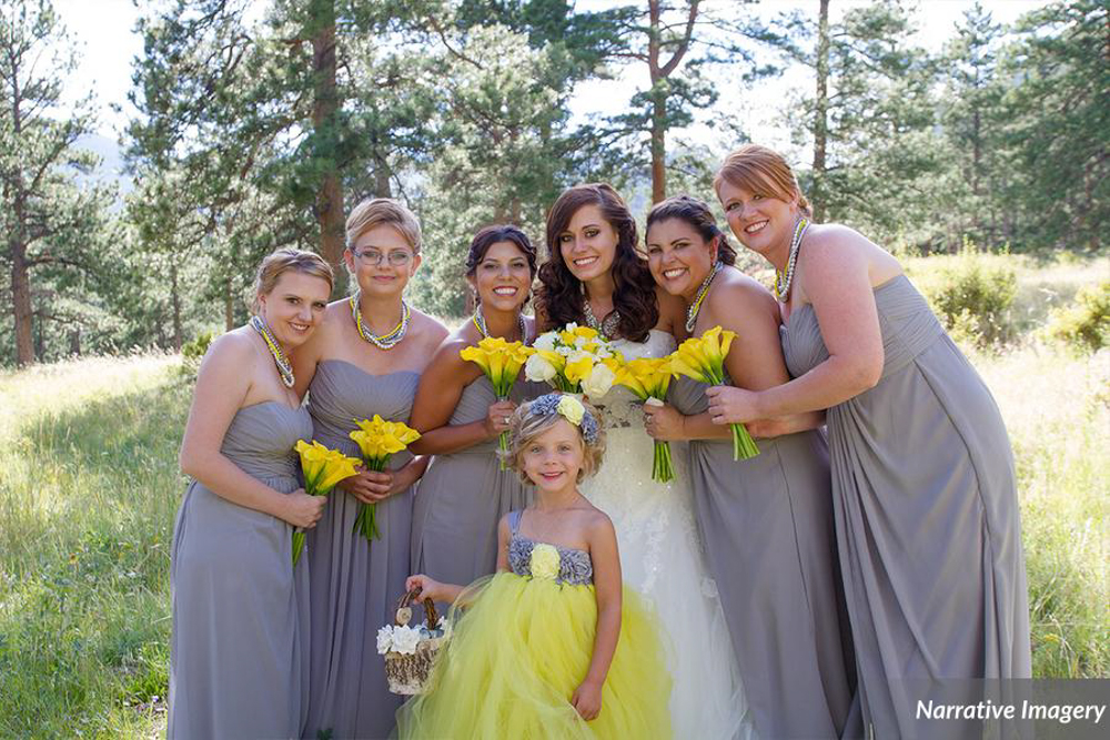 photography >> Narrative Imagery || venue >> Della Terra Mountain Chateau || flowers >> Kim & Co || dresses >> David's Bridal