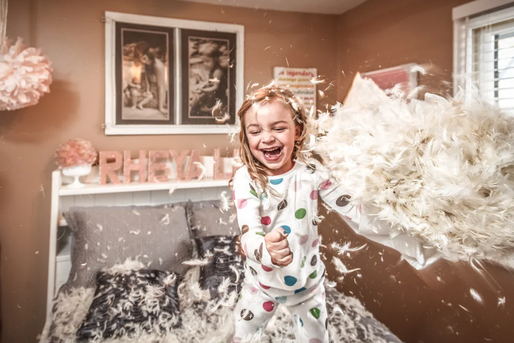 pj's and pillow fights