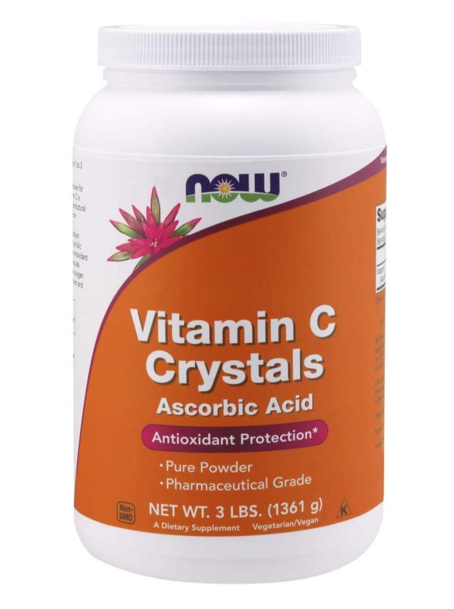 NOW Vitamin C Crystals (Ascorbic Acid)