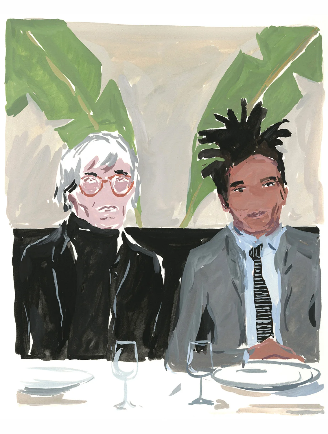 Andy Warhol and Jean-Michel Basquiat