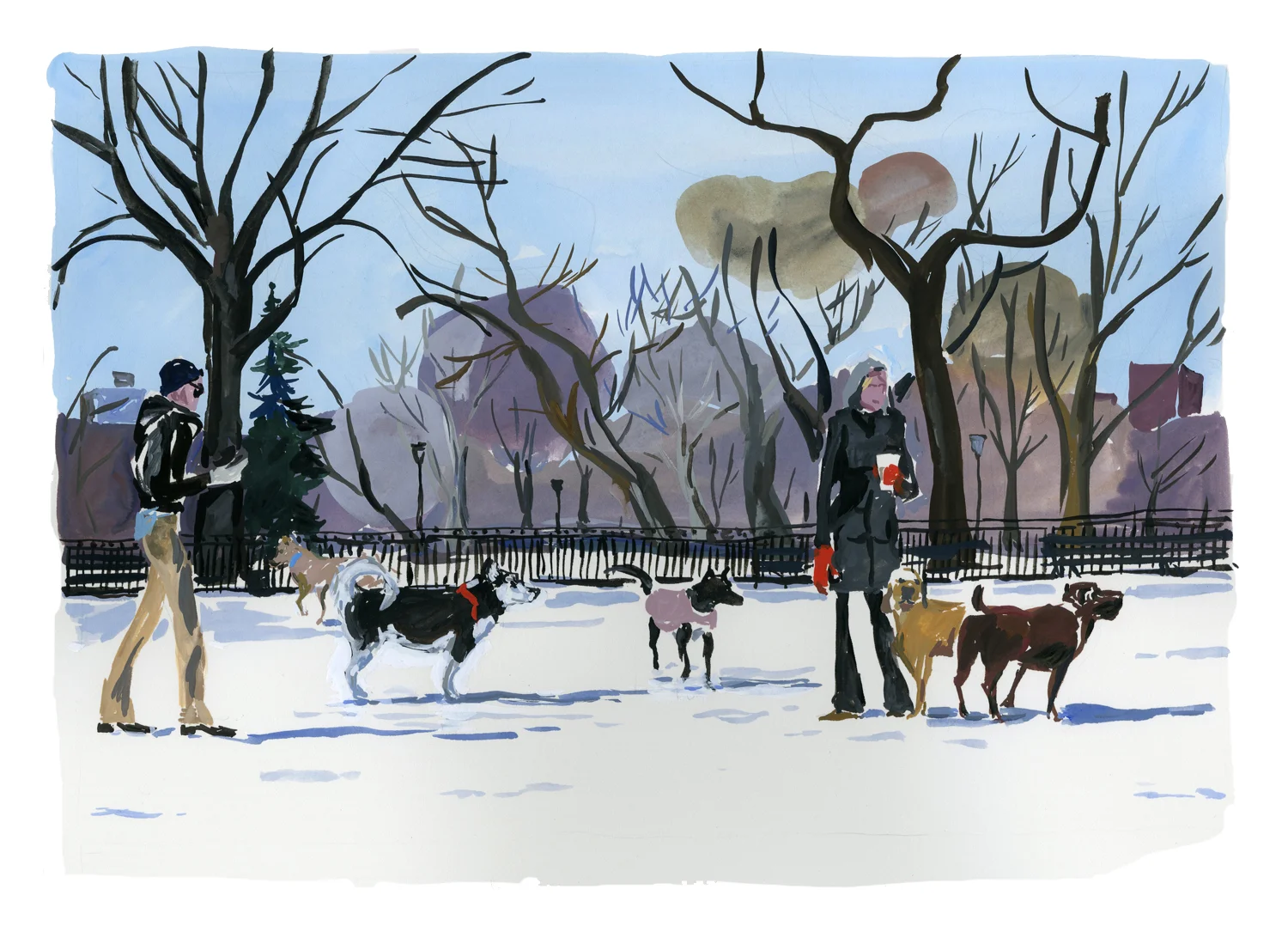Tompkins Square dog park Louis Vuitton New York Travel Book 