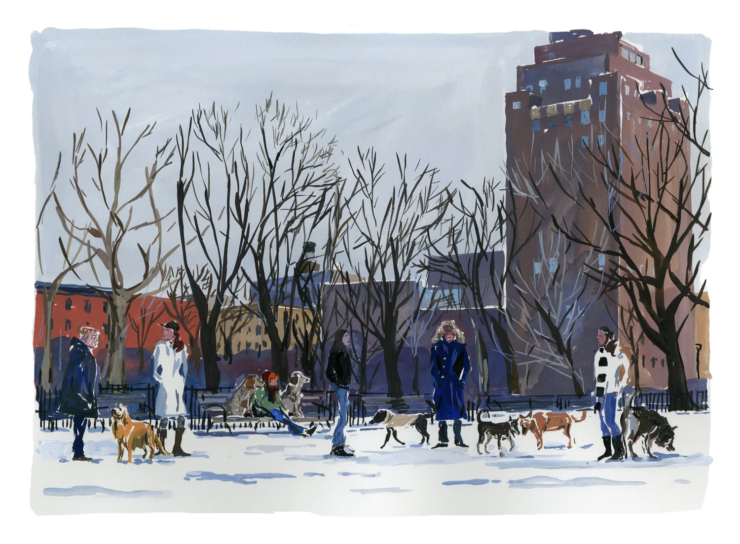 Tompkins Square dog park Louis Vuitton New York Travel Book 