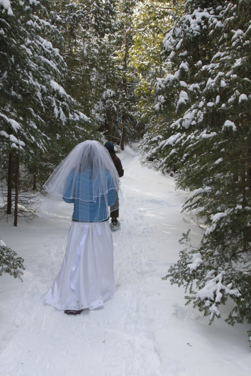 Making my way down the aisle