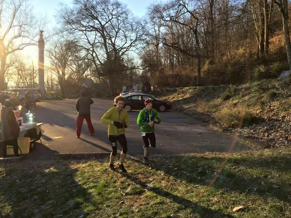 Aid station one in the race went by nicely! Photo Credit: Wild Trails