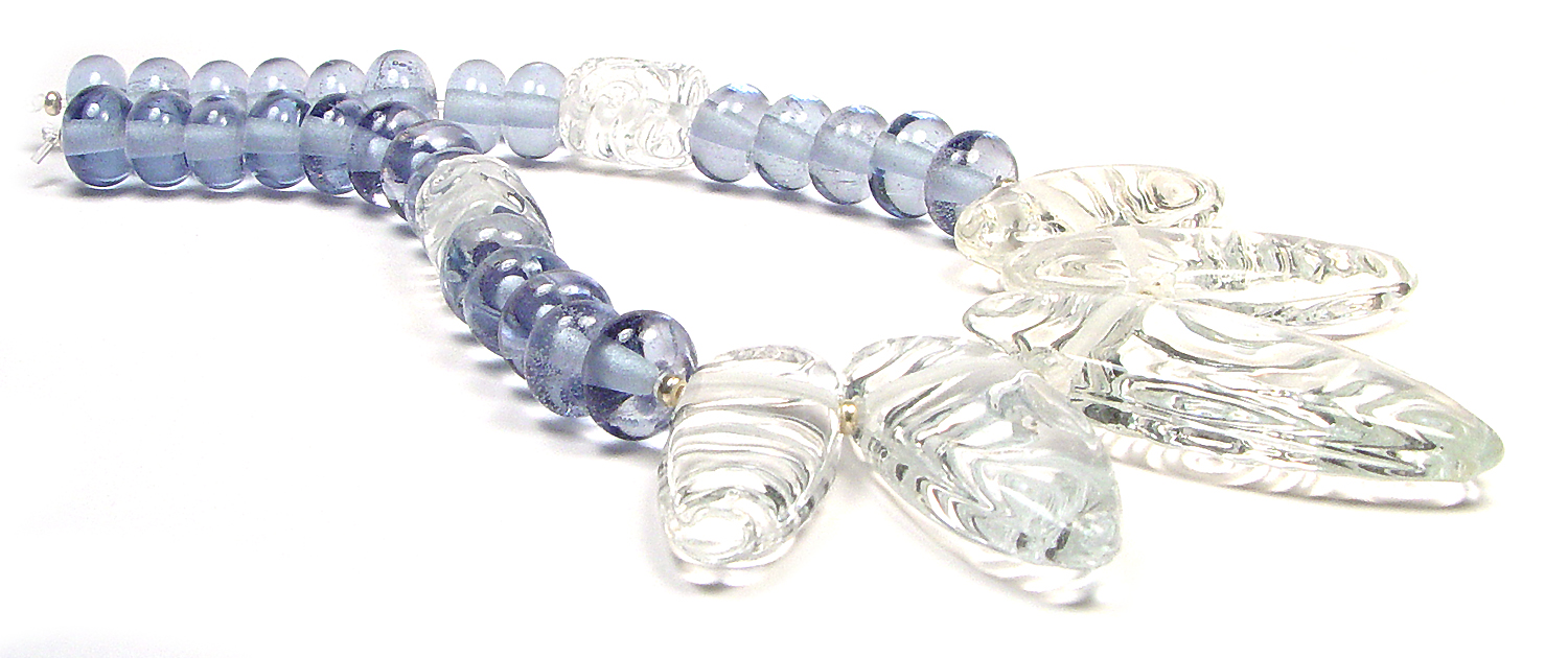 JillSymons.com Lampwork Ultra Impressionist in Pale Lavender - $110