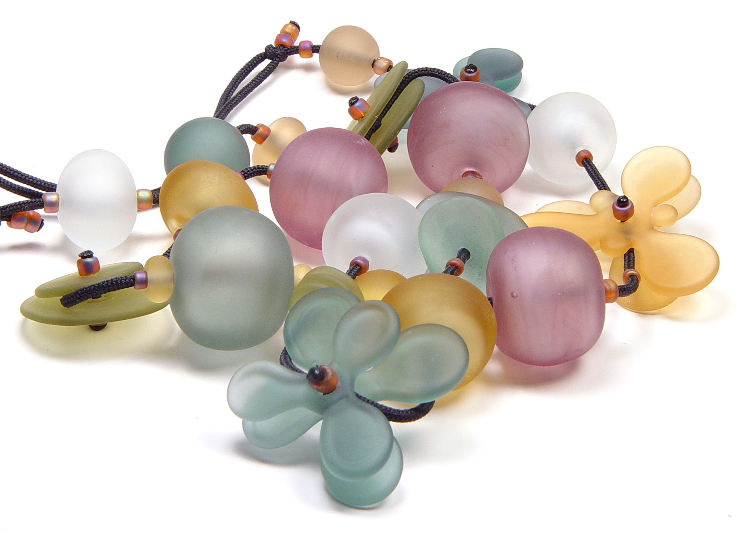 JillSymons.com Lampwork Fall Jubilee Necklace - $375