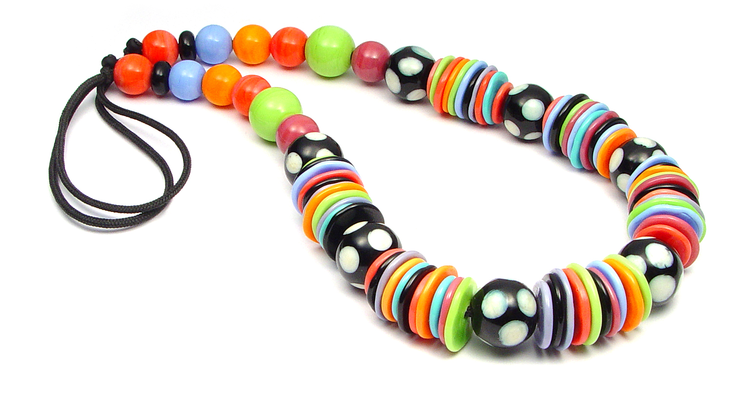 JillSymons.com Lampwork Fiesta Necklace - $110