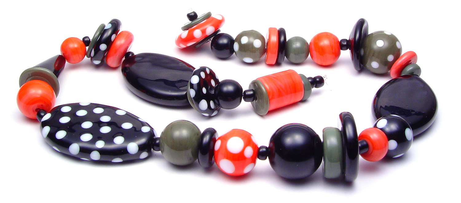 JillSymons.com Lampwork Coral Flurries - $125