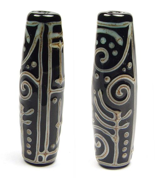 JillSymons.com Lampwork (2 views) Fermata Focal - $43