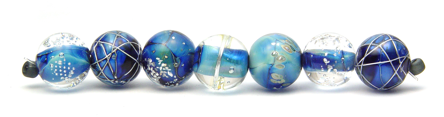 R4 Silvered Set - $80 JillSymons.com Lampwork