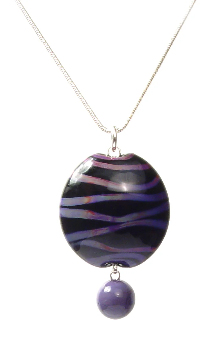 Cooling Winds Pendant - $60 JillSymons.com Lampwork