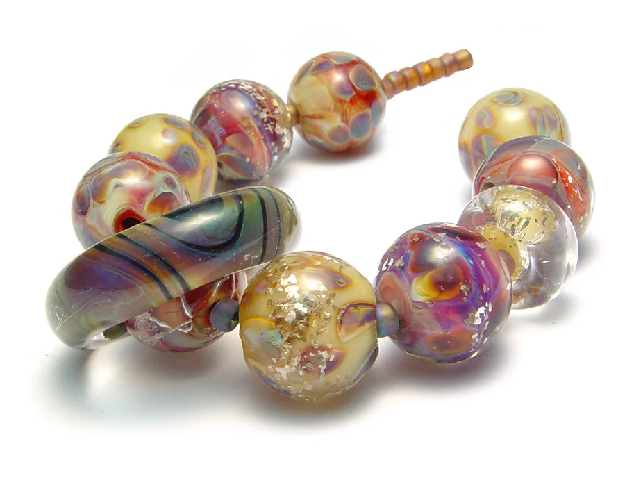 Springtime Mix - $110 JillSymons.com Lampwork