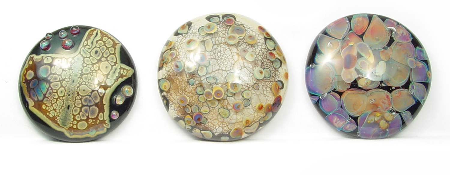 Cabochons - $40ea JillSymons.com Lampwork