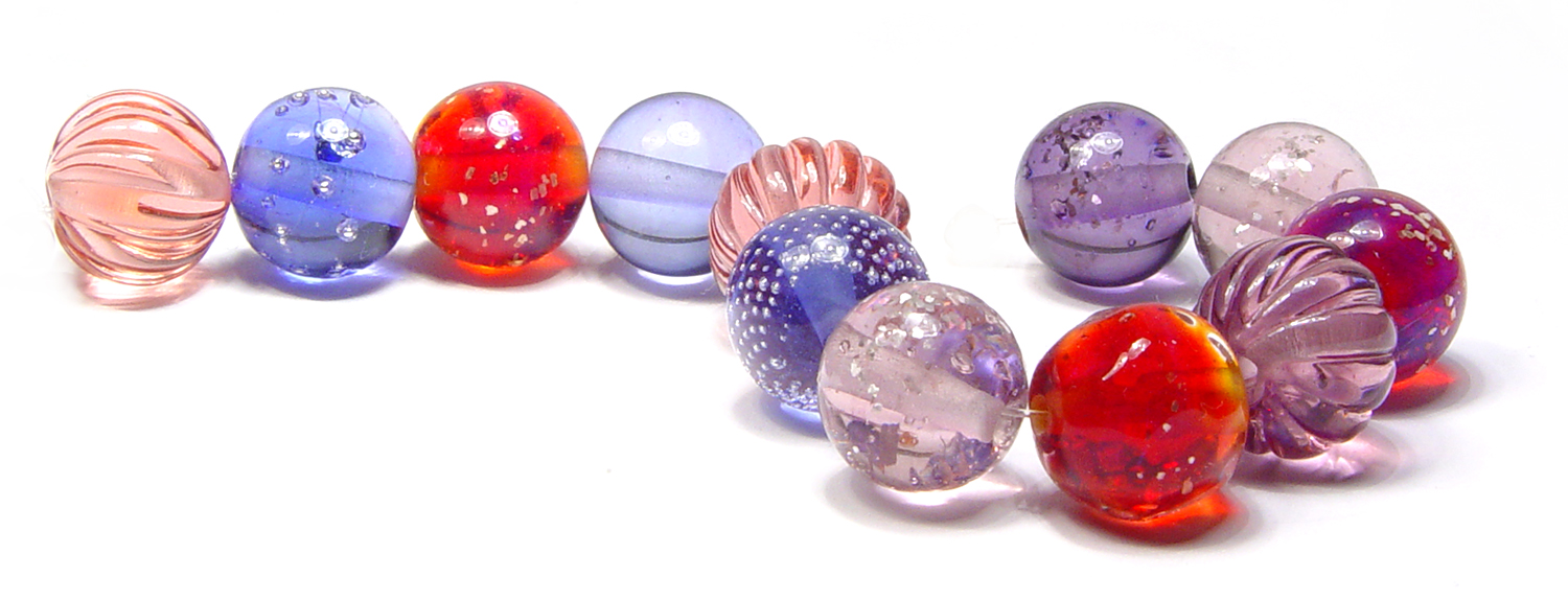 House Party Beads - $75 JillSymons.com Lampwork