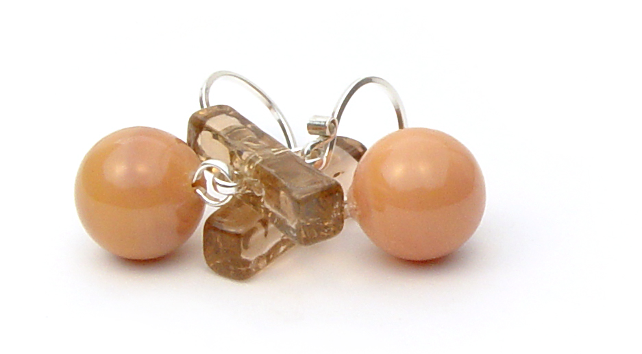 Apricot Lovelies - $50 JillSymons.com Lampwork