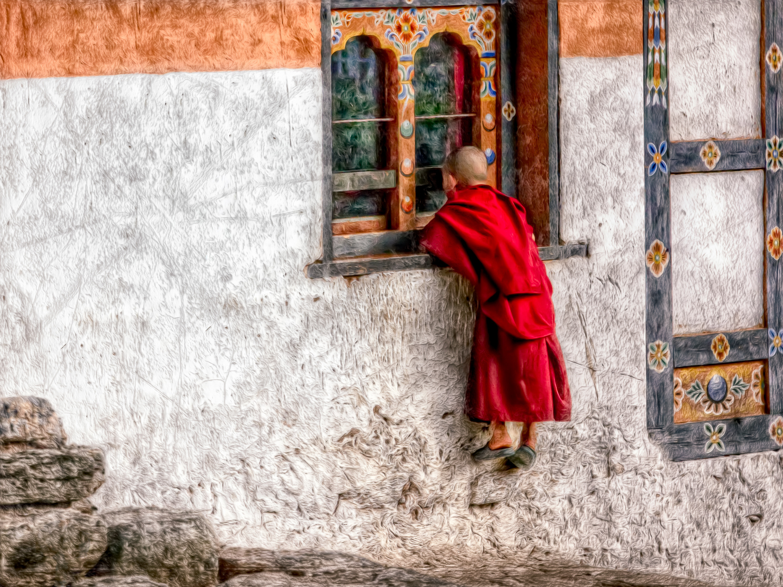 Young Monk by window-100.jpg