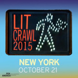 On October 21st, Jason participated in the H.I.P. -curated exquisite corpse event at this year's Lit Crawl NYC . People were nice. Drinks were served. Terrible sentences were written. Many people left with totes. Not bad for a Wednesday night.