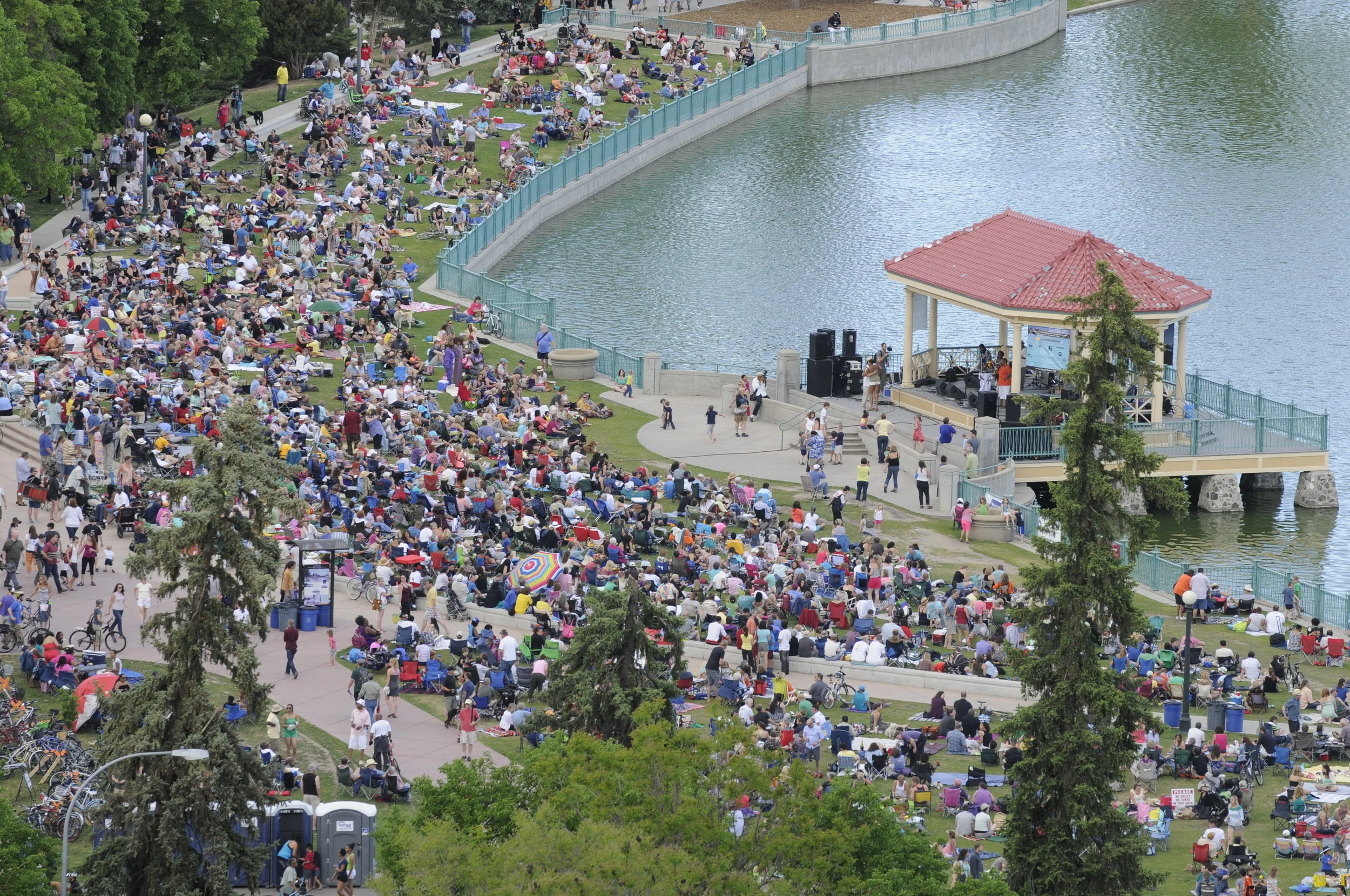 Jazz in the Park — The Happy Hour event banner