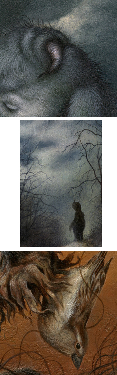 Here are some teasers from my upcoming online exhibit 'Gentle Creatures'. The show will go live at an unannounced time this week. Please sign up for my mailing list, and you will be notified as soon as the work becomes available. http://danmay.net/contact