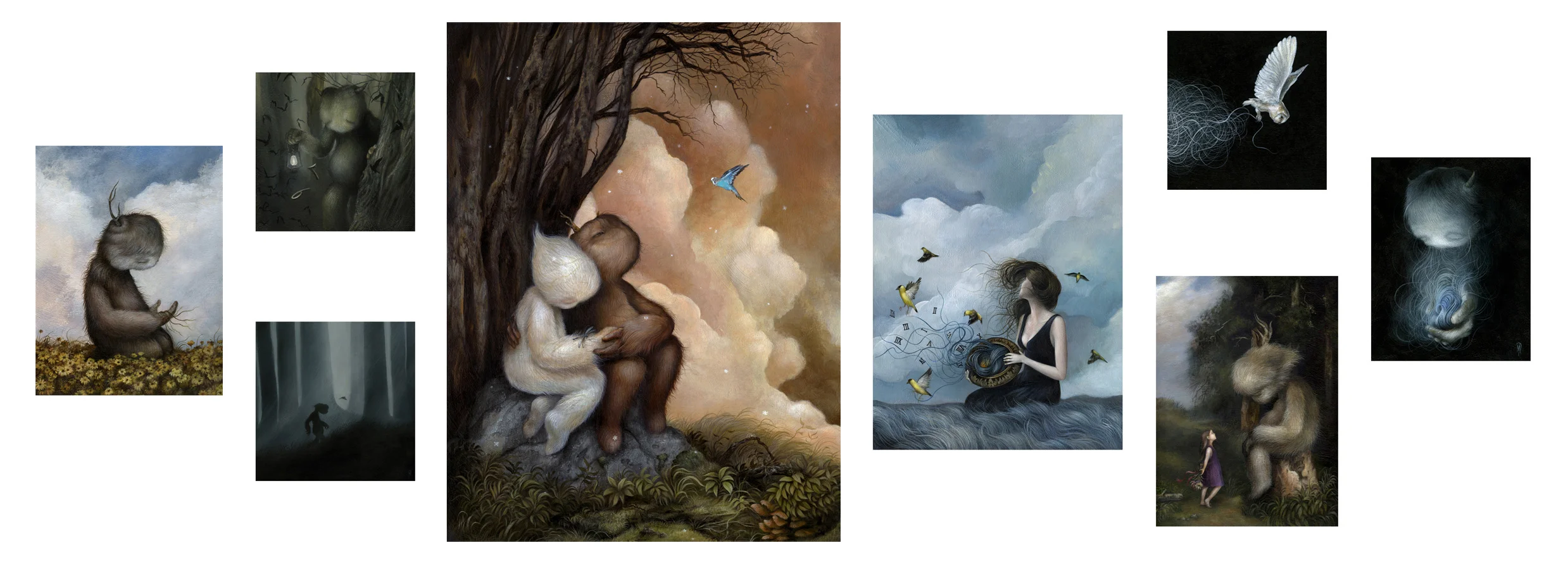 Please click the image above to view all of the work from the exhibit. To purchase an exhibit piece please note the title of your selection(s) and email us at: danmayinfo@gmail.com