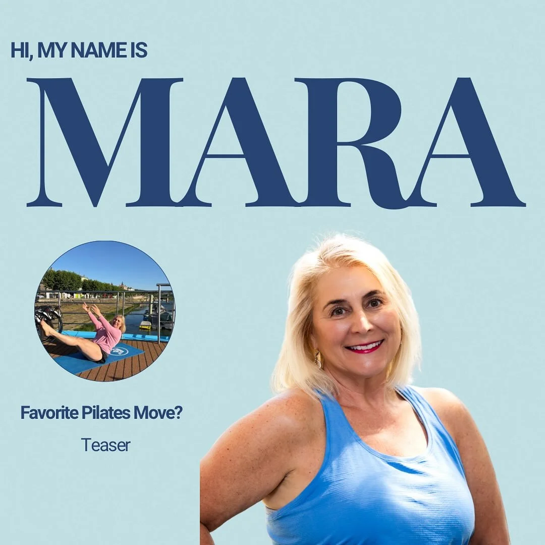 Meet Mara ✈️🥰🍫 when she is not leading a killer Pilates class, you will find her exploring new places, cozying up in her favorite sweater or sneaking her favorite Halloween 🎃 candy Almond Joy. She brings her adventurous spirit and warm energy to e