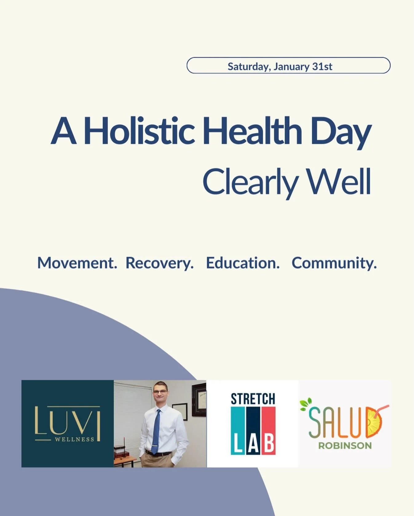 We&rsquo;re bringing our community together to celebrate wellness in all its forms- movement, healing, and mindful living. 💧Luvi Wellness IV Therapy 9:45am👨&zwj;⚕️Dr. Mike Gut Health Talk 10am 🥤Salud Immune-Supporting Juice 🙆&zwj;♂️Stretch Lab 15