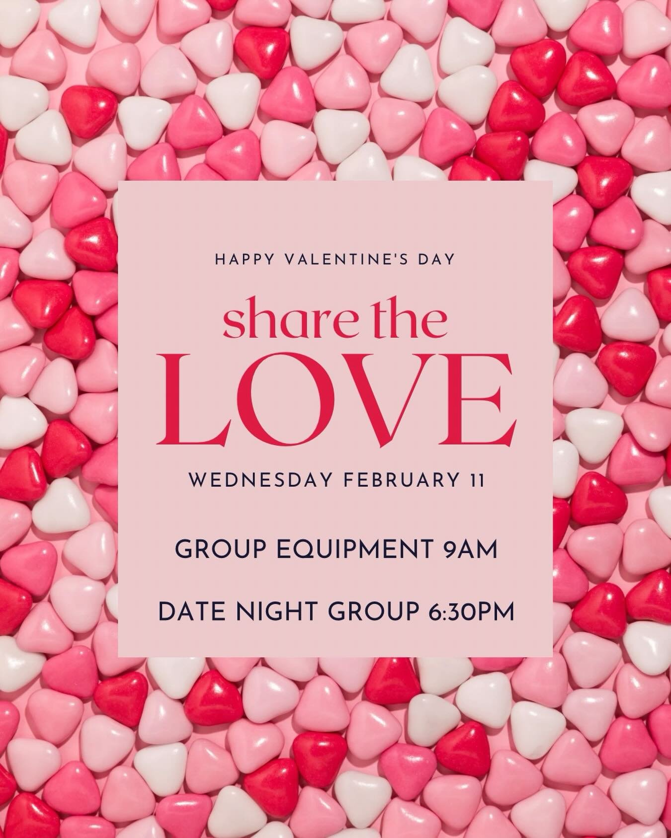 Share the &hearts;️ Bring your sweetie/bestie to either group equipment class for FREE 🥰 Limited spots available so sign up early! Please bring new clients only.  #valentinesday #pilatesisforeverybody #datenightideas #pittsburghpilates #sewickleysho