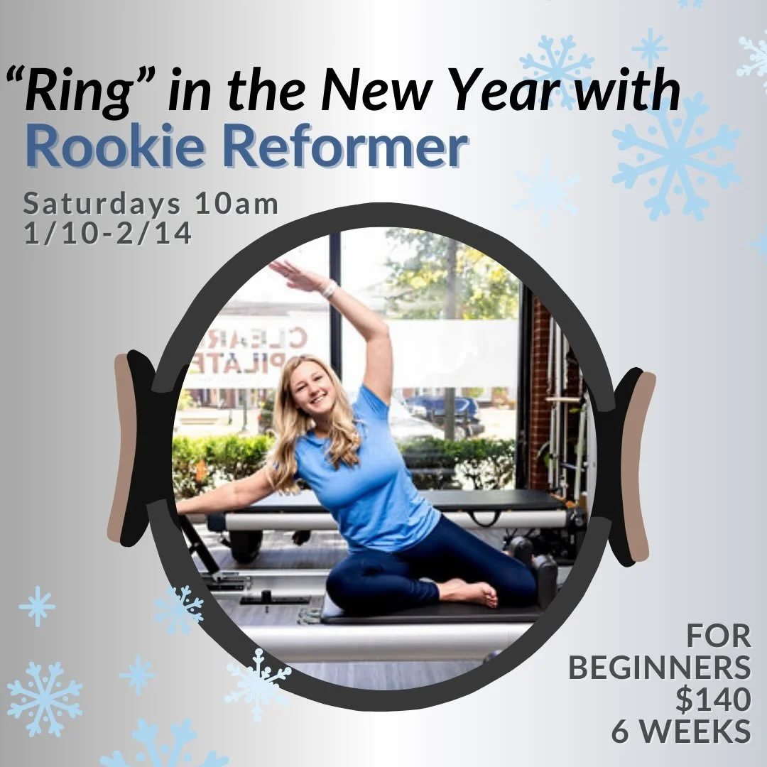 Curious about Reformer but not sure where to start? Meet Rookie Reformer our six week beginner series you will love💙  #beginnerpilates #pittsburghpilates #sewickleyshops #newyearsresolution #starthealthyhabits