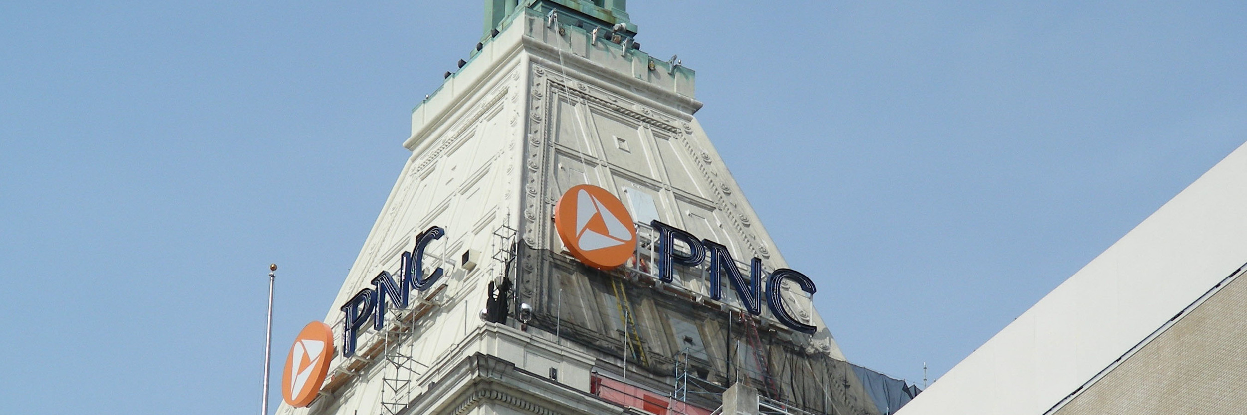 PNC Tower Slope Coating