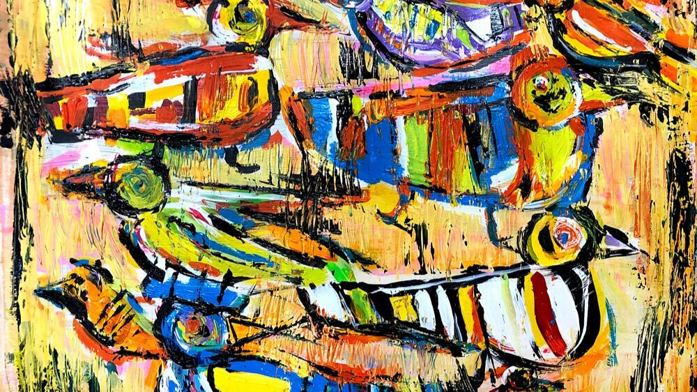 "Field of Birds Study"