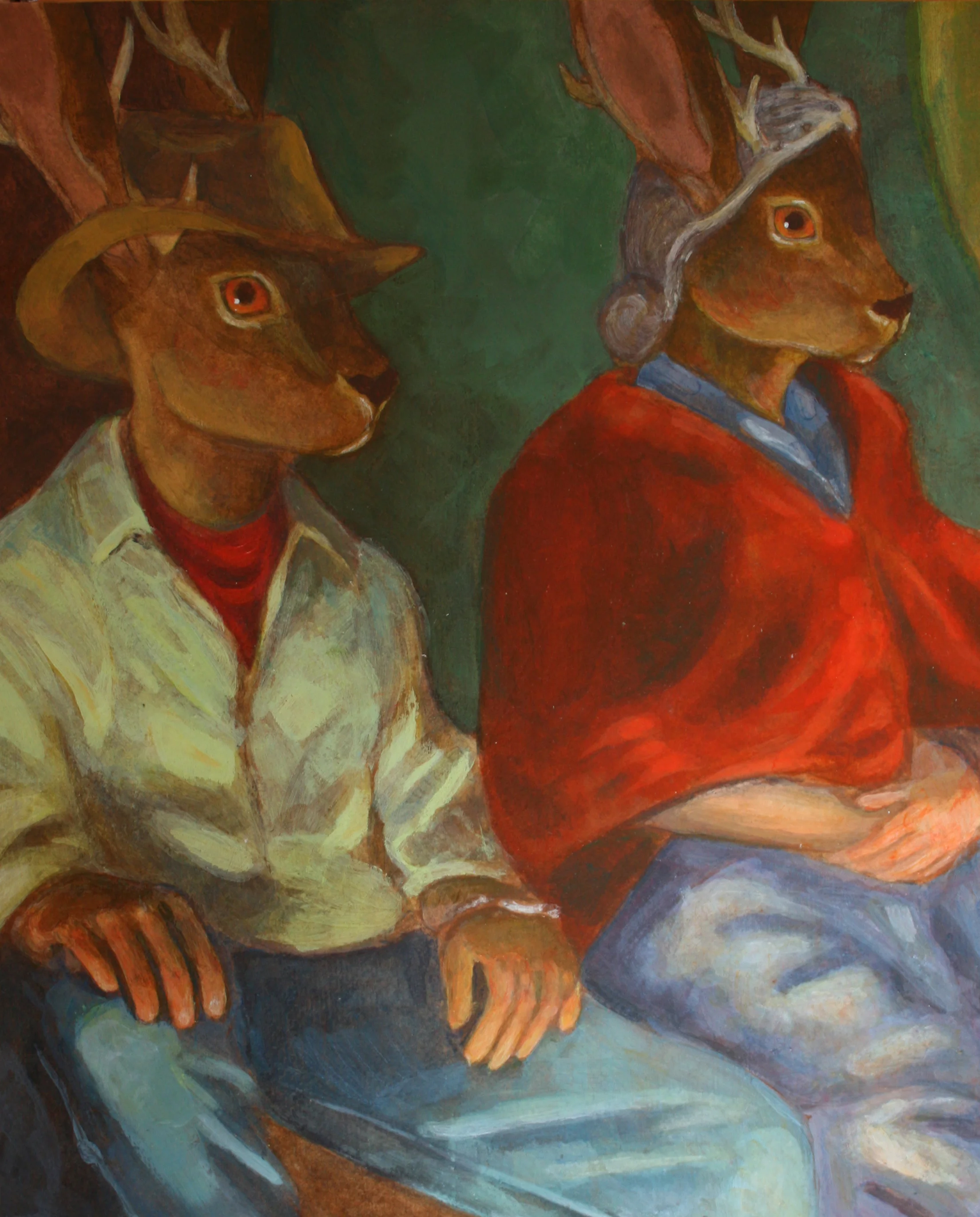 Jackalope Couple