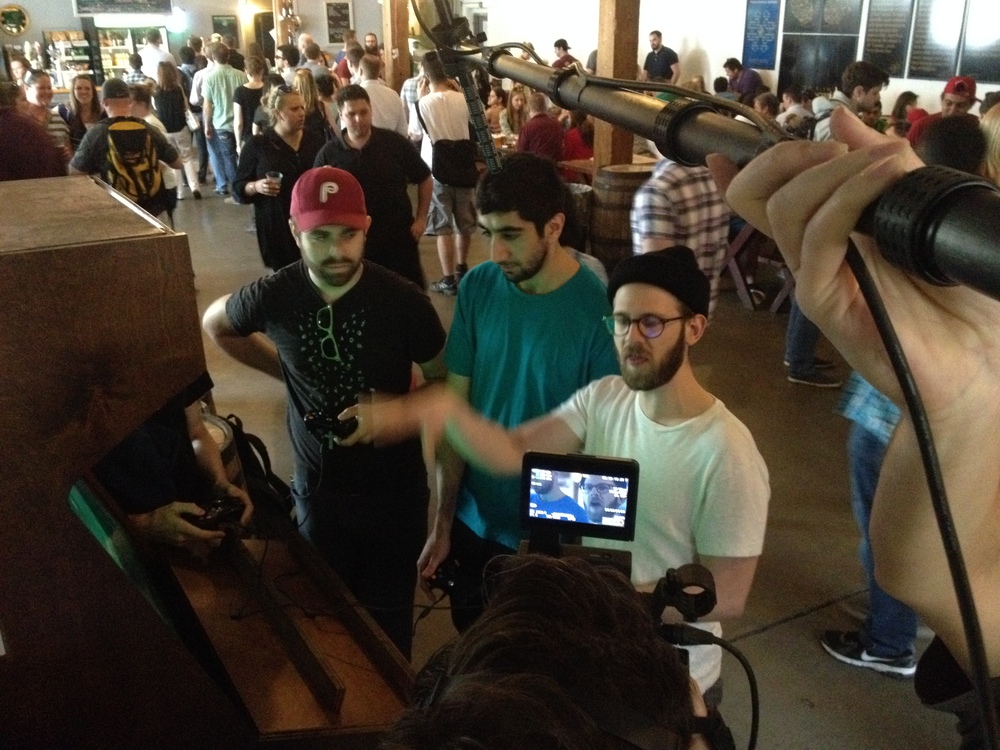   Field-1 , a game designed and built by NYU Game Center students has found a permanent location at the Brooklyn Brewery. It always has a line. 