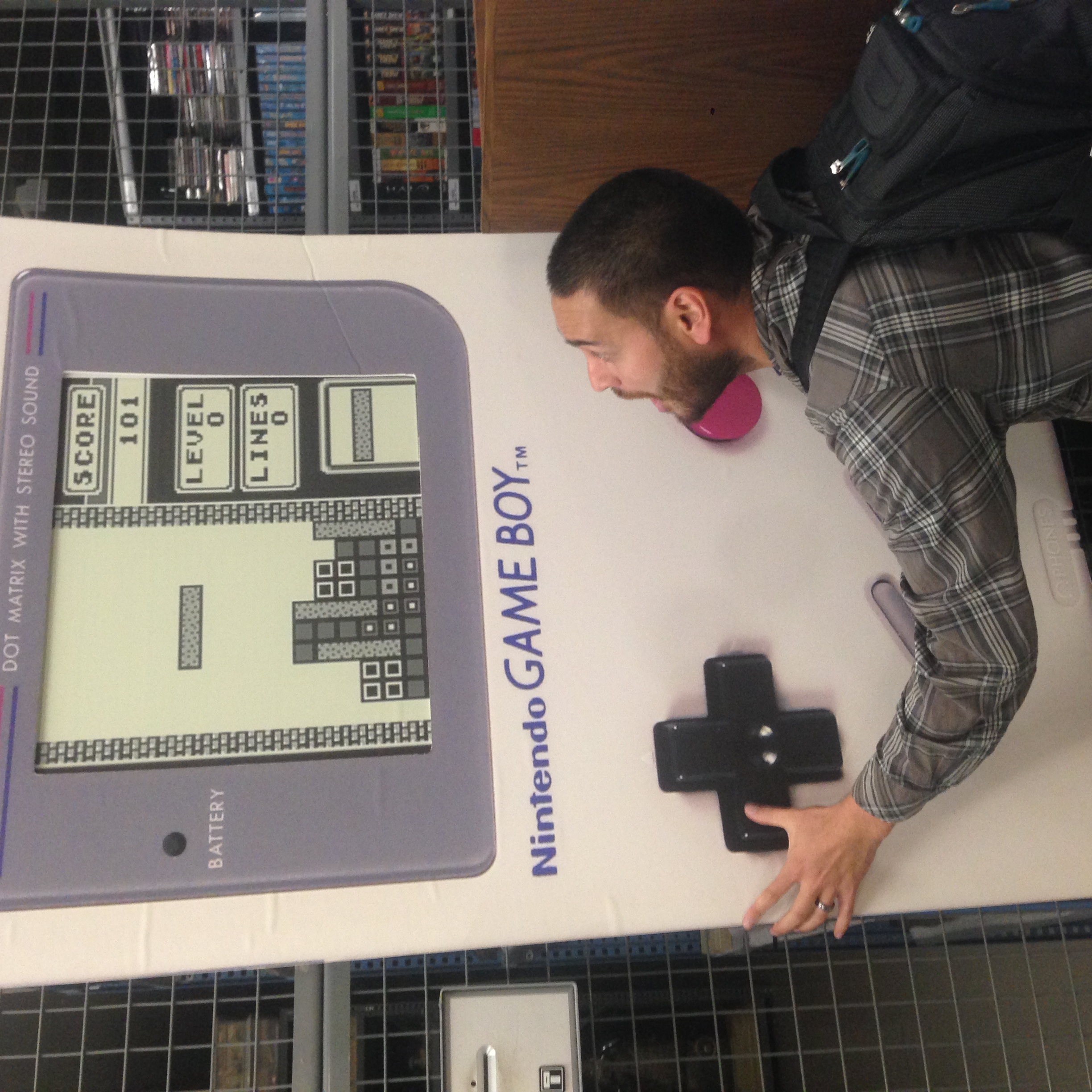  Jason finds a Game Boy. Strong Museum of Play, Rochester, NY. 