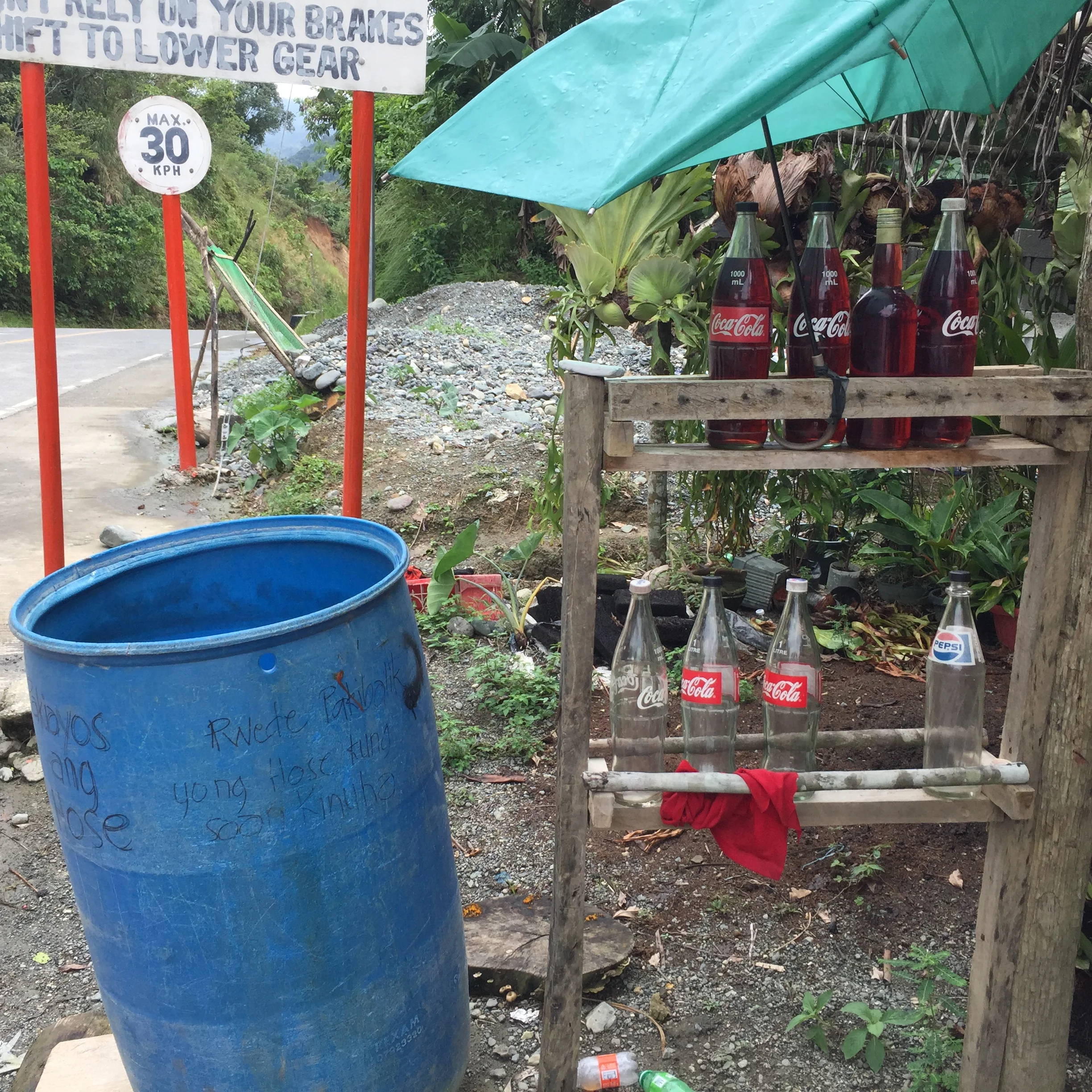 Roadside refreshment for you motorcycle