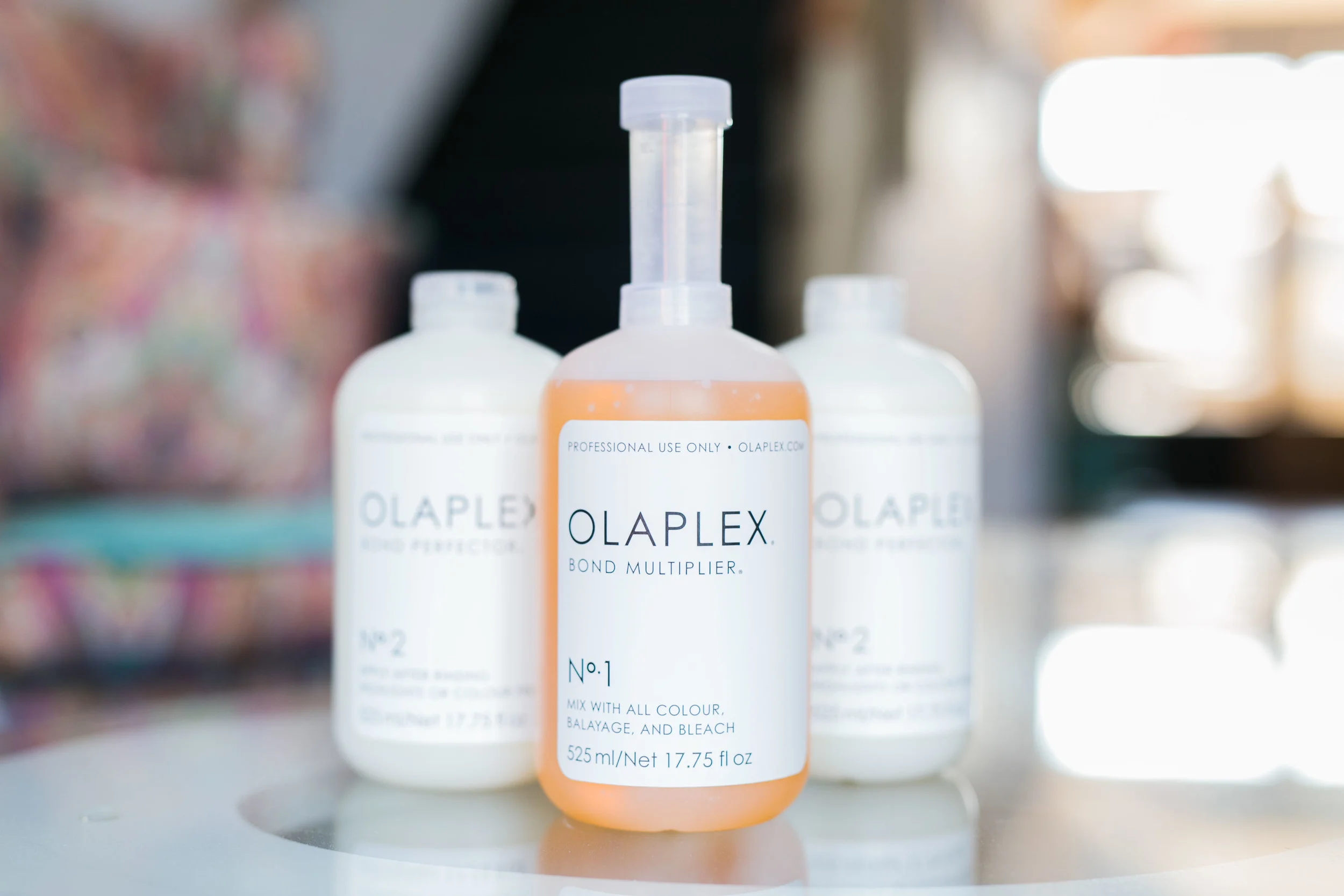 OLAPLEX Rebuilt your broken locks with our OLAPLEX treatment offered in salon