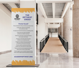 Example of branded creed banner