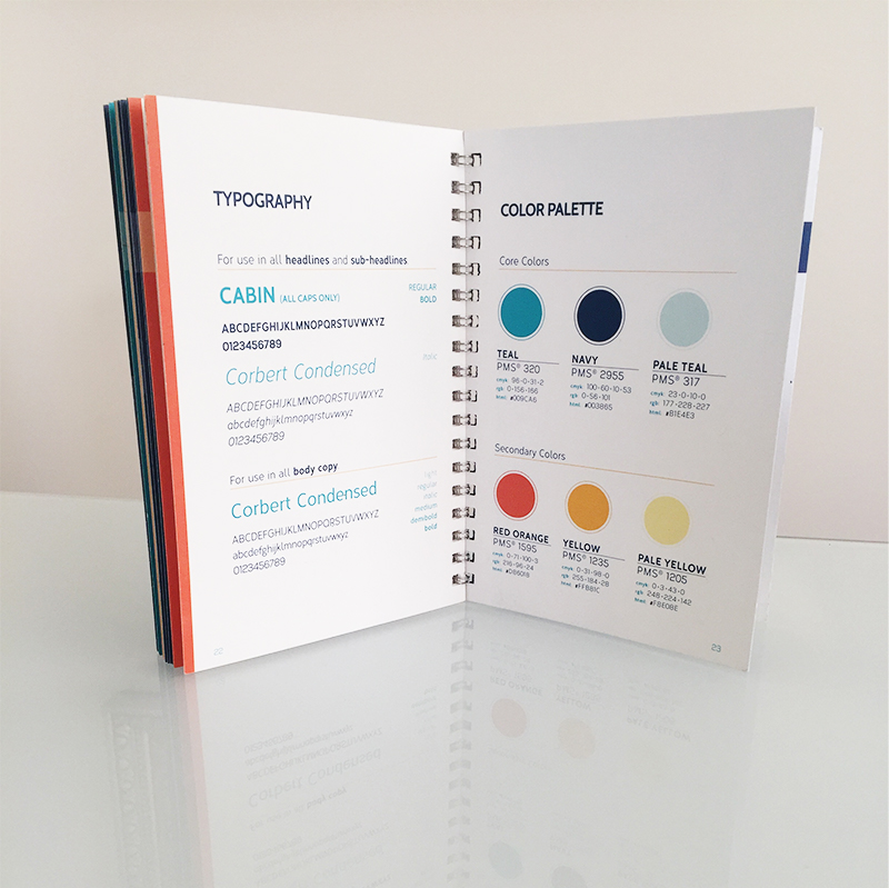Example of clearly defined visual brand standards