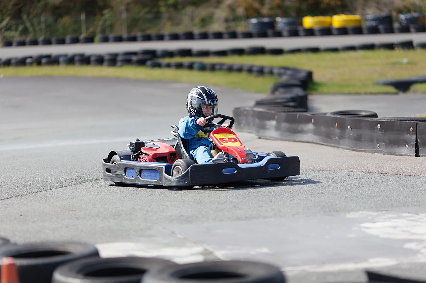 Even little kids are welcome at the track